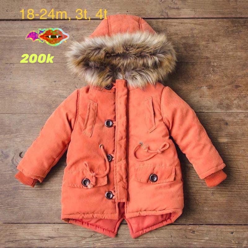 Áo Parka cho bé (thanh lý nốt hàng lẻ size)