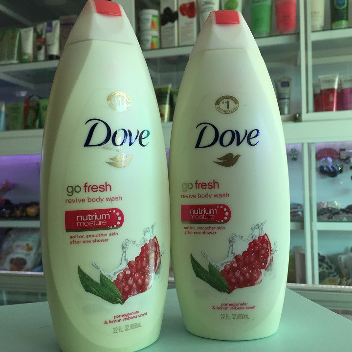 Sữa Tắm Dove Go Fresh Dưỡng Ẩm Và Tái Tạo Da 650ml - Mỹ