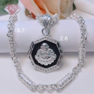 Dây chuyền nam bạc chuẩn 100% mặt phật tài lộc