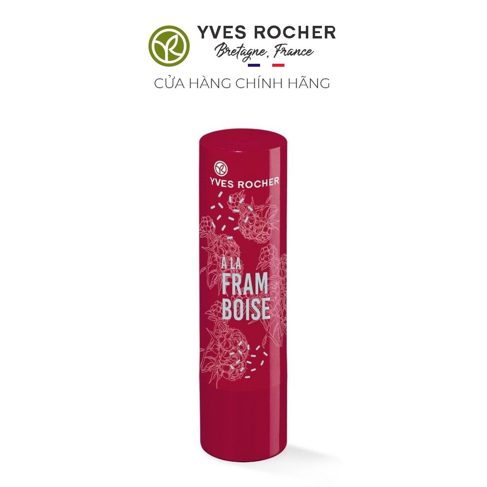 Son dưỡng môi Yves Rocher LIP BALM RASPBERRY 4.8G