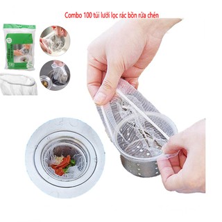 GÓI 100 TÚI LỌC RÁC BỒN RỬA CHÉN 2ae1246-100t