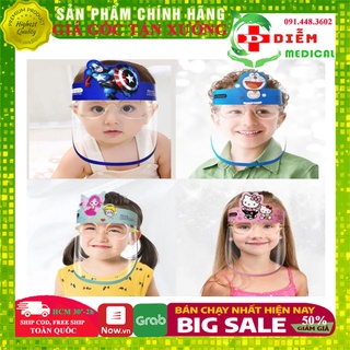 Kính Chống Giọt Bắn Trẻ Em, Kính Bảo Hộ Cho Bé Trẻ Sơ Sinh, Baby Face Shield, Tấm Chắn Mũ Chống Dịch Nhựa Trong Suốt Xịn