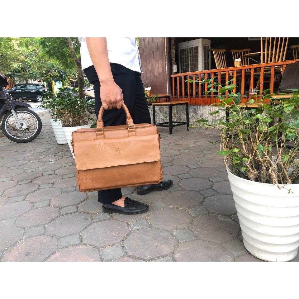 Cặp Da Laptop 15.6 Inch HANAMA Dala 1s - 3 Lớp Chống Sốc Chống Nước - 100% CHÍNH HÃNG - Bảo Hành Đổi Mới 18 Tháng | BigBuy360 - bigbuy360.vn