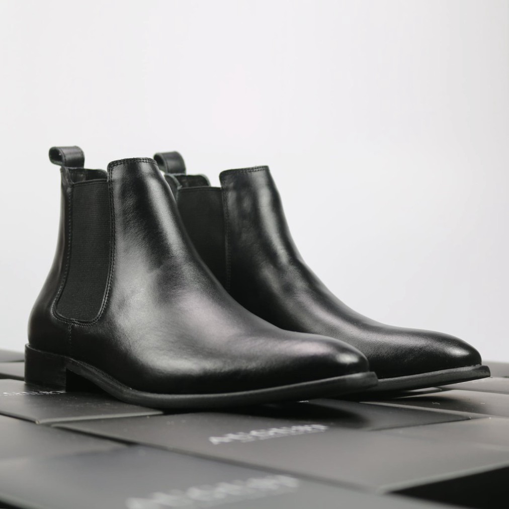 Giày Chelsea Boots thời trang chất liệu da bò kiểu dáng classic phong cách thanh lịch