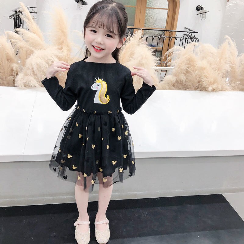 Đầm Công Chúa Thời Trang Cho Bé Gái 1-8 Tuổi