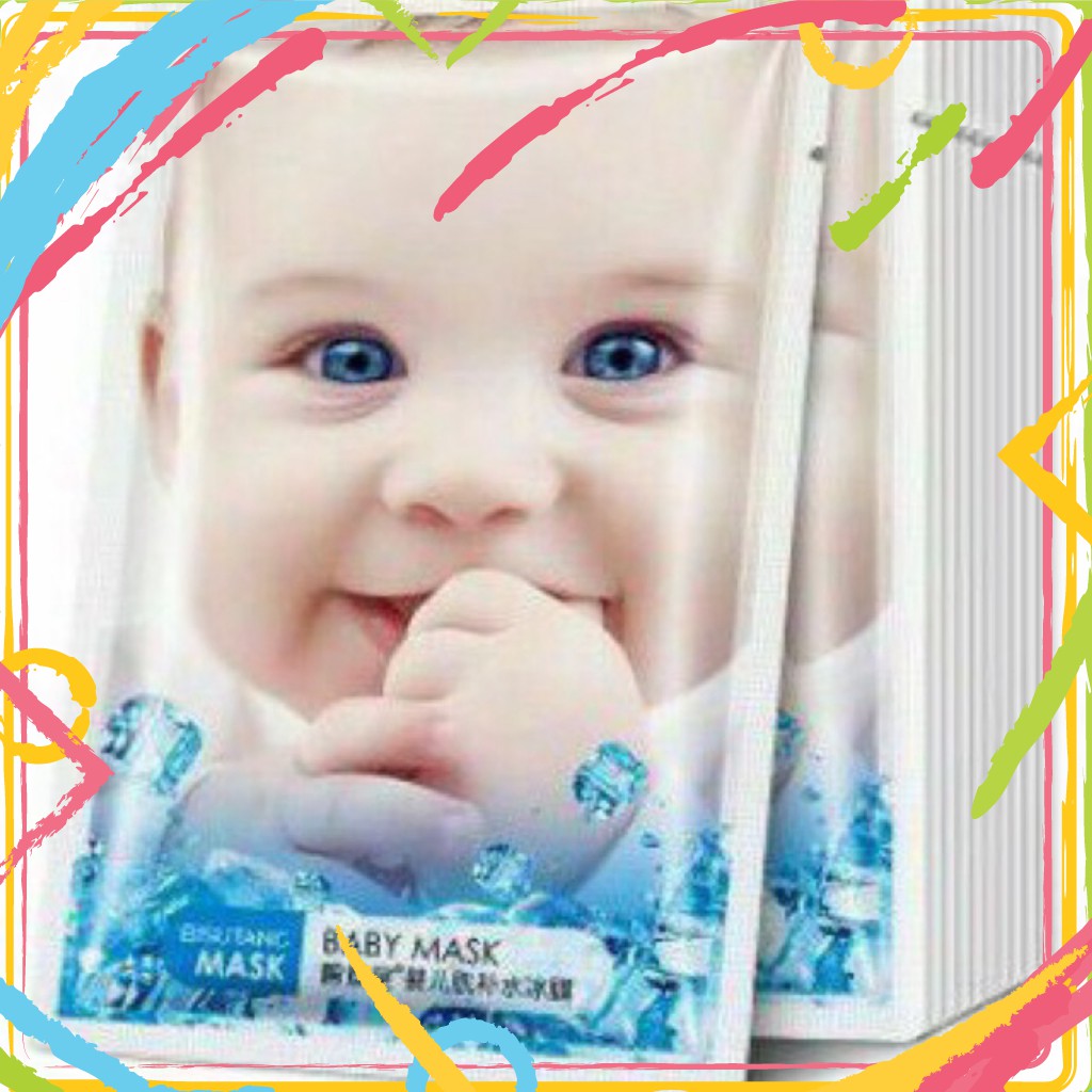 tuan000012 Mặt nạ mask em bé Baby Skin nội địa Trung Bioaqua tuan000012