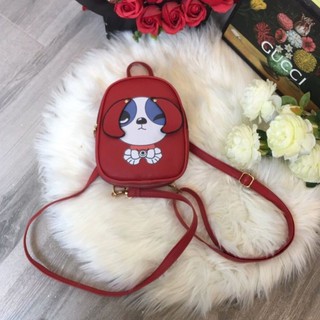 Balo Nữ Mini Hình Cún Dễ Thương