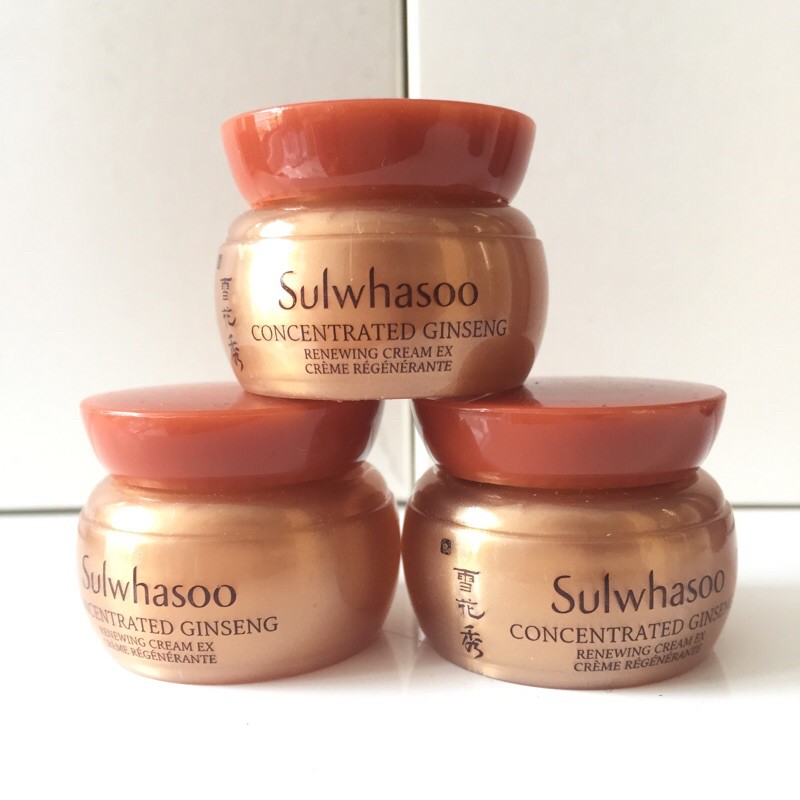 Kem sâm Sulwhasoo tái tạo, chống lão hóa và trẻ hóa làn da - Sulwhasoo Concentrated Ginseng Renewing Cream EX 5ml