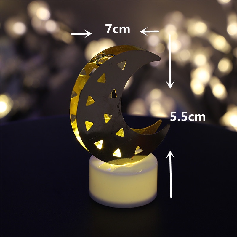 Đèn LED Hình Nến Ngôi Sao / Mặt Trăng Dễ Thương