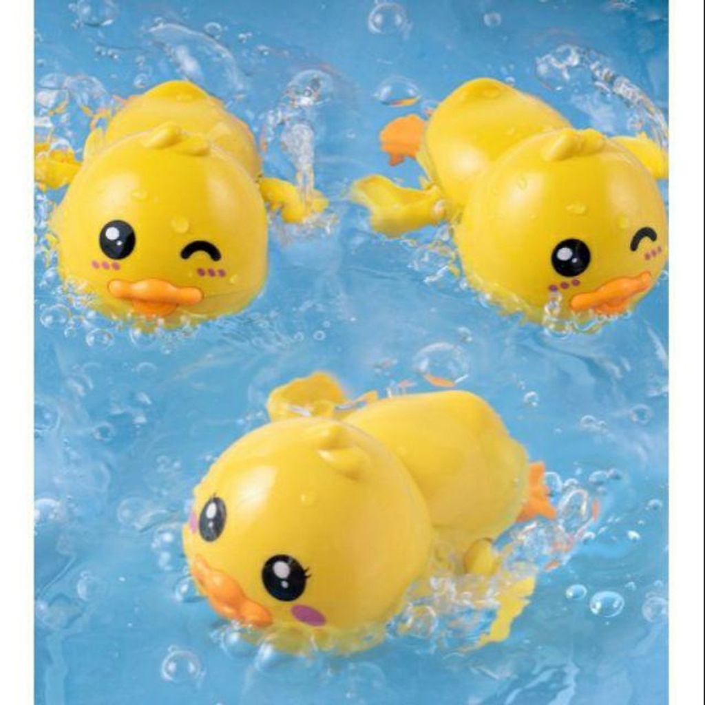 Đồ chơi Vịt bơi vặn cót thả bồn tắm ngộ nghĩnh cho bé yêu