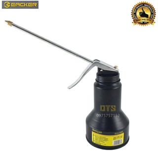 Bình châm nhớt kim loại sơn tĩnh điện cao cấp Eacker lớn 400ml, vịt dầu sắt châm nhớt cho máy móc cơ khí, ống thép cứng