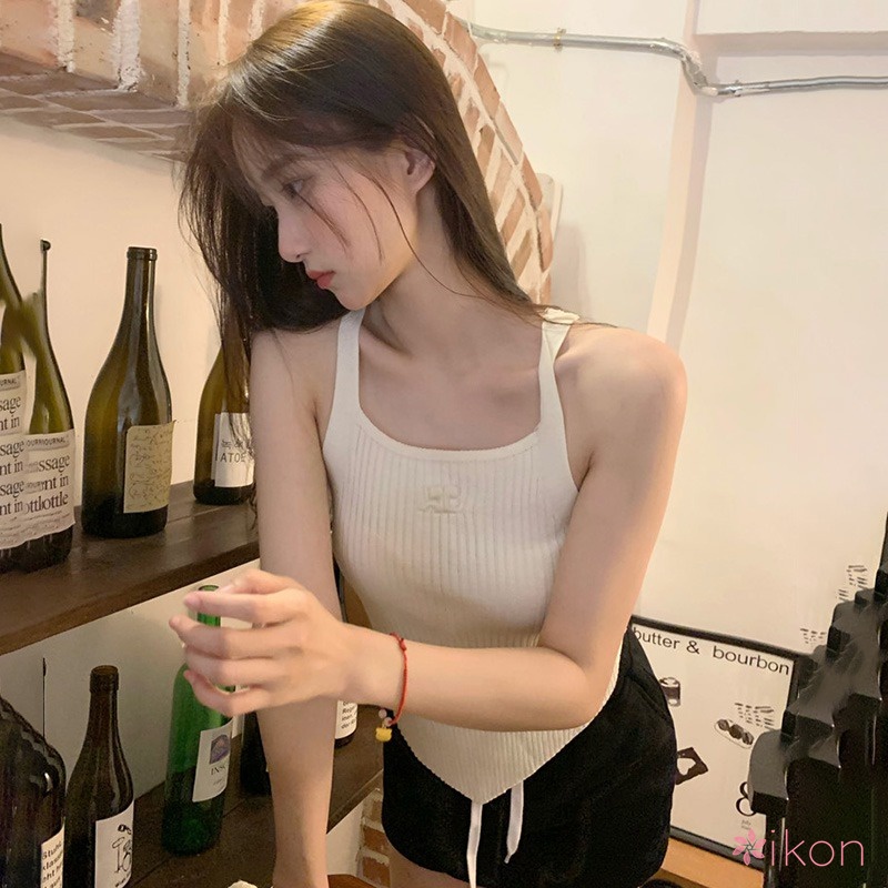 Áo Tank Top Màu Trơn Dáng Ôm Phong Cách Thời Trang Hàn Quốc Dành Cho Nữ