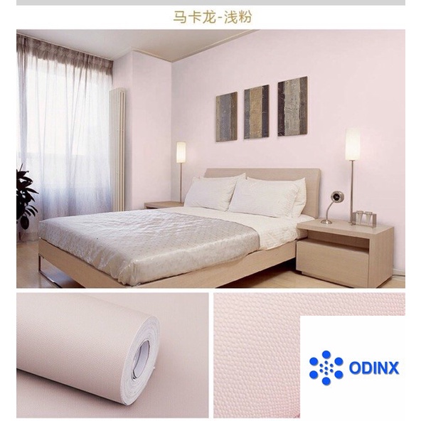 10m Giấy dán tường một màu, pastel [GIÁ Sỉ]_rộng 45cm decal dán tường màu trơn pastel có keo sẵn
