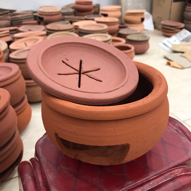 Bếp đốt bồ kết, thảo mộc, sả chanh Bát Tràng - BT045