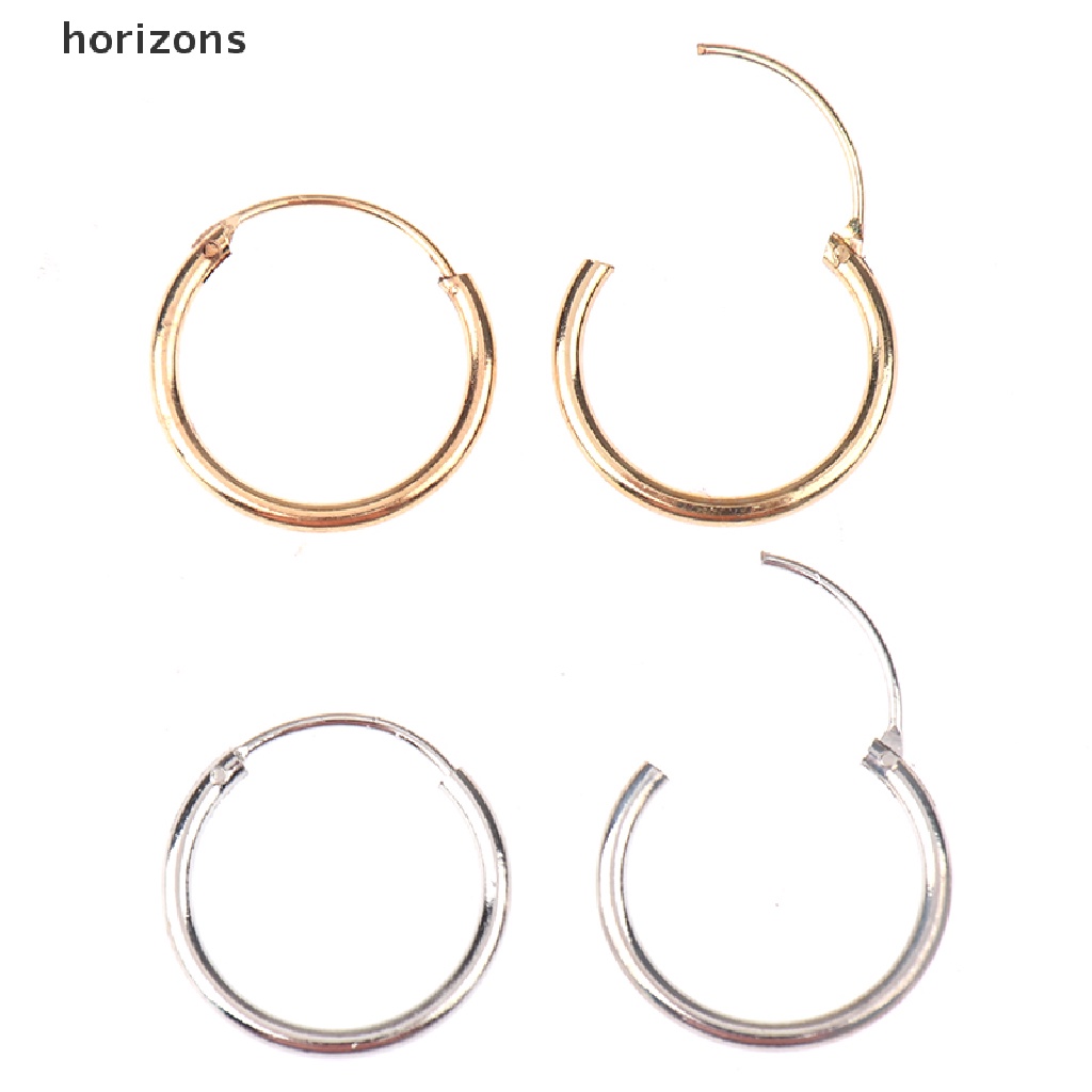 Set 3 Đôi Bông Tai Hình Tròn Nhỏ Đơn Giản Thời Trang Cho Nữ