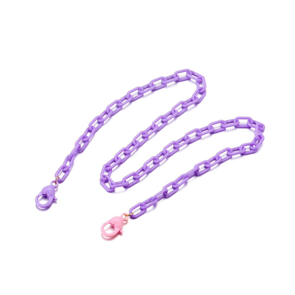 Set 10 chuỗi dây đeo khẩu trang St.kunkka kiểu tròn bằng nhựa nhiều màu sắc