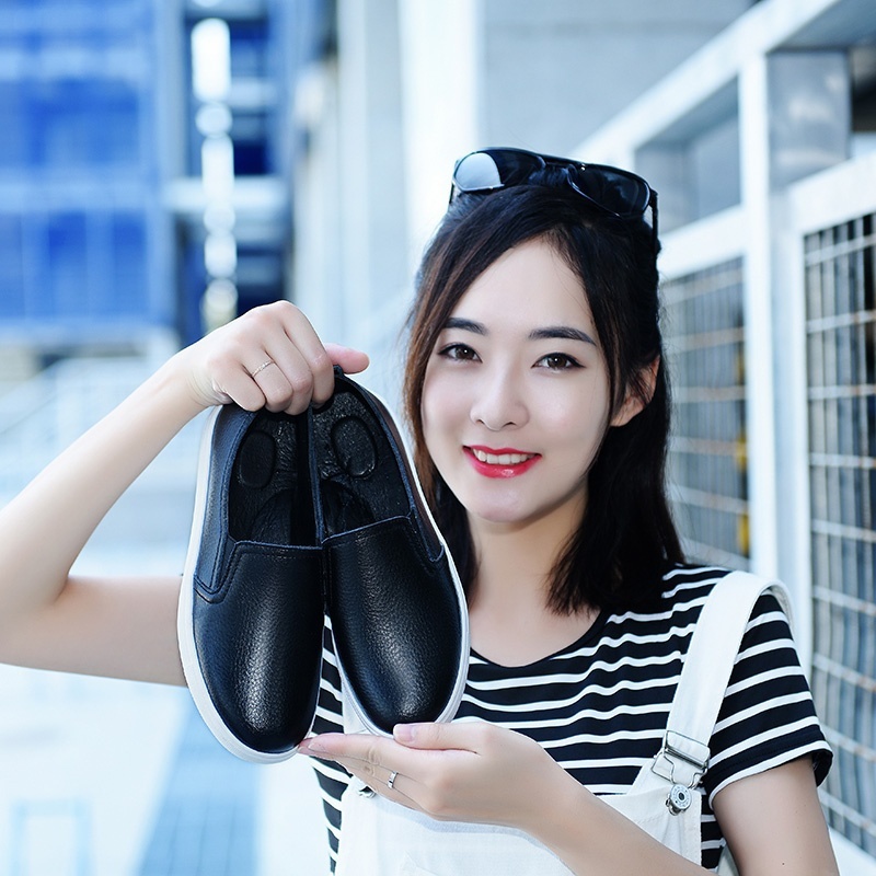 Giày Loafer Slip-on nữ đế bệt mùa xuân hè