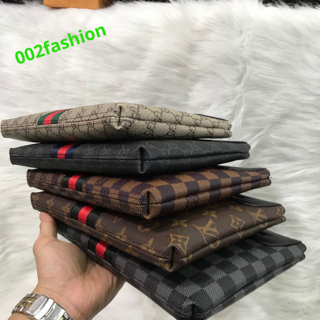 Bóp Da Cầm Tay LV,GC, Da Siêu Đẹp Dáng không Đáy,Túi Để Đồ,Túi Cầm Tay Dự Tiệc,LV Bền Đẹp Cho Cả nam Và nữ | BigBuy360 - bigbuy360.vn