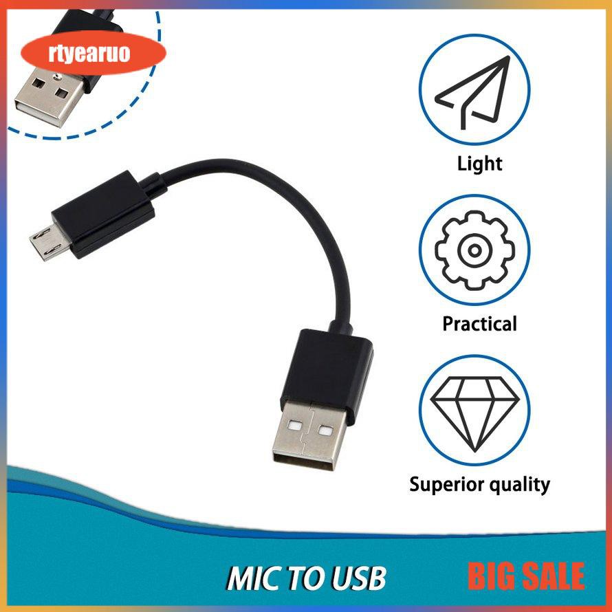 Cáp sạc đồng bộ dữ liệu USB 2.0 A - Micro B cho điện thoại di động PC Laptop 10CM