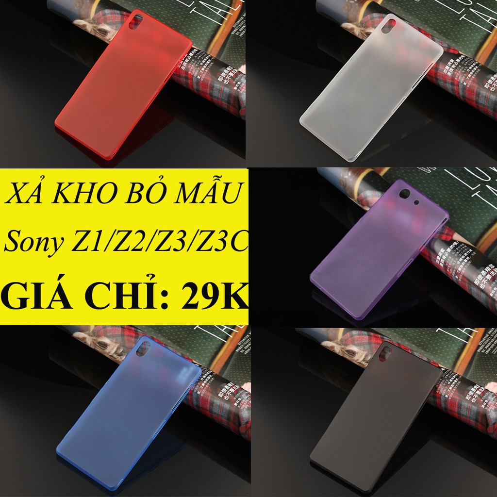 [XẢ KHO]Ốp lưng Sony Z1 siêu mỏng chống nóng