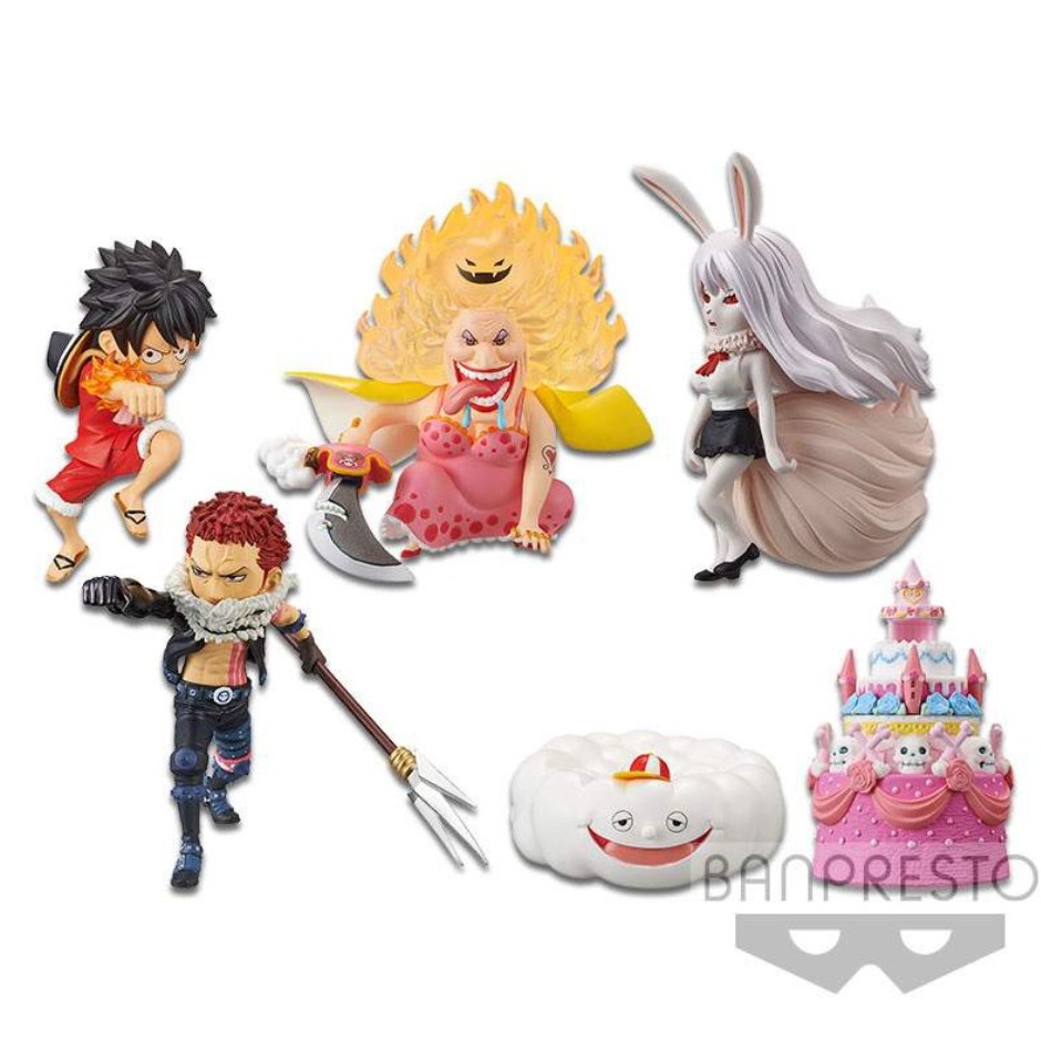 Mô hình đồ chơi chính hãng Banpresto WCF One Piece Whole Cake Island Set 2 & 3