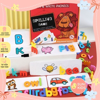 [ MẪU MỚI] Spelling game học tiếng anh thú vị cùng bé