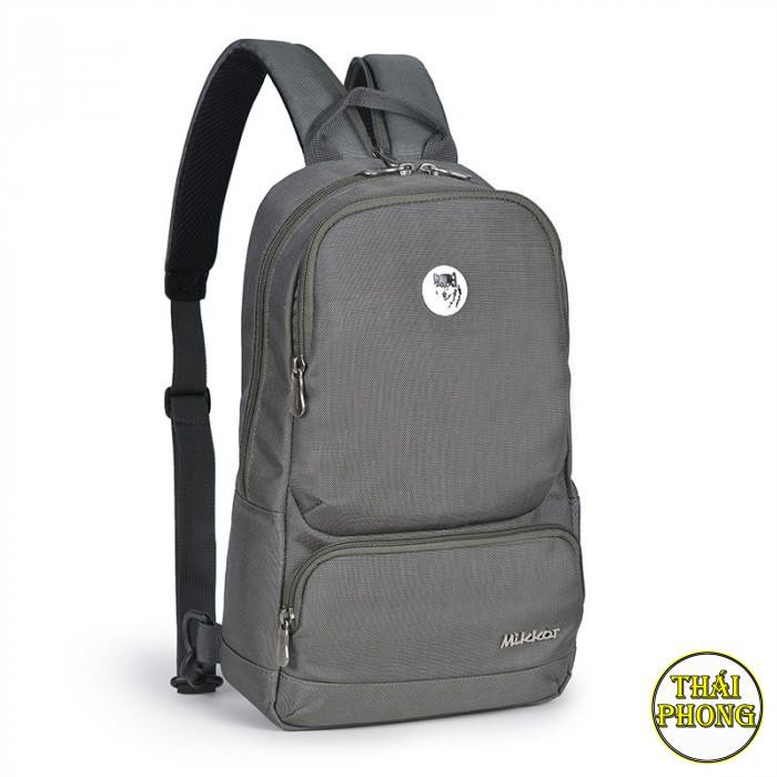 Balo mini Mikkor Betty Sling - Dark Mouse Grey