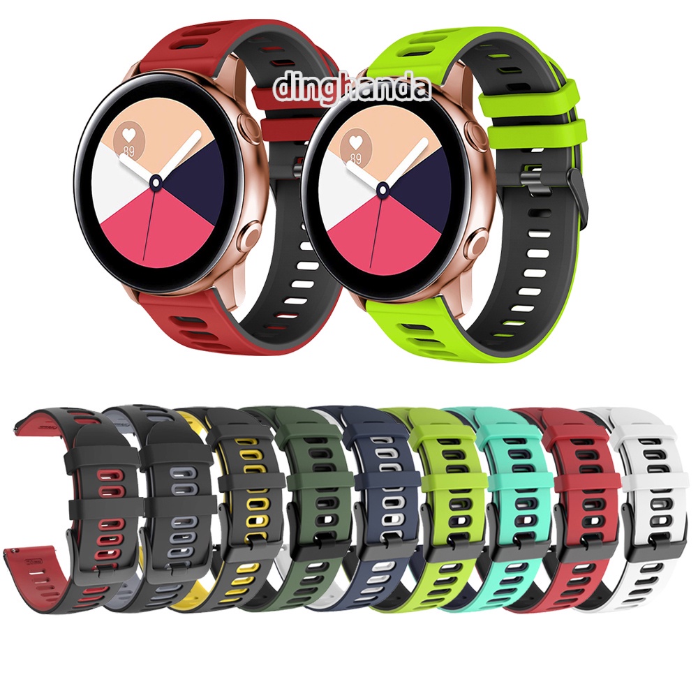 Dây đeo silicone cho đồng hồ thông minh Samsung Galaxy Active 2 Gear Sport S4
