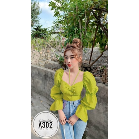 Bigsize Áo tay phồng A302