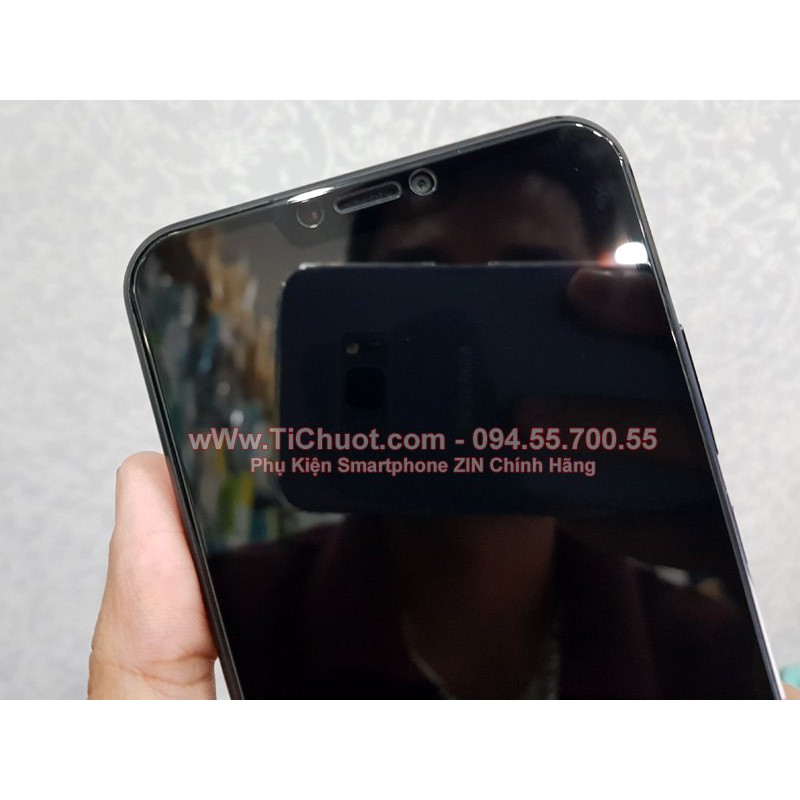 Kính cường lực Lenovo Z5 FULL màn, FULL KEO Silicon