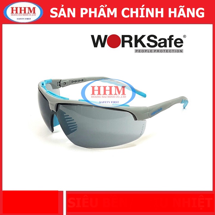 Kính bảo hộ Worksafe Glinder E3048 màu đen