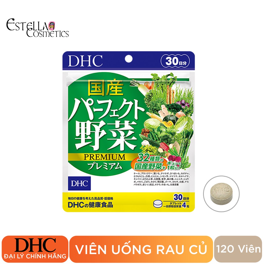 Viên Uống Rau Củ DHC Perfect Vegetable Premium (15 Ngày, 30 Ngày, 90 Ngày)