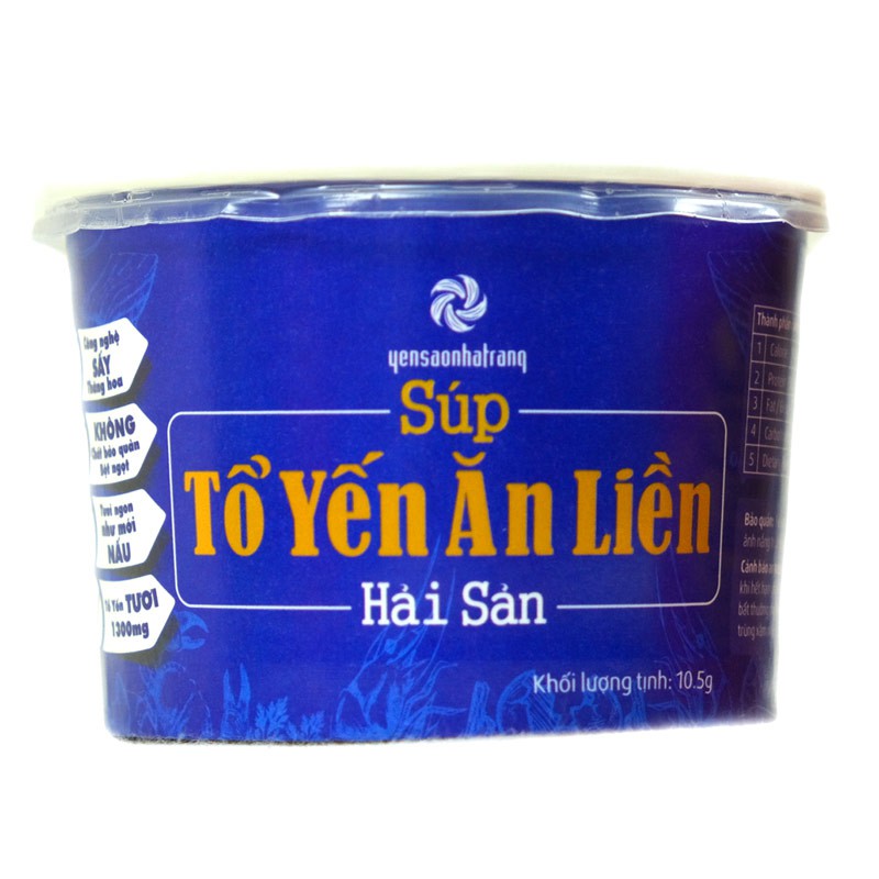 SÚP TỔ YẾN ĂN LIỀN (HẢI SẢN và GÀ HẦM TÁO ĐỎ)  || YẾN SÀO NHA TRANG