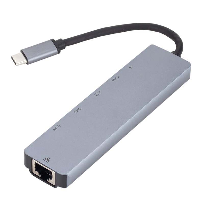 Bộ Chia Usb 3.1 Type-C Sang Hdmi Rj45 6 Trong 1 6 Trong 1 Cho Macbook Nintendo