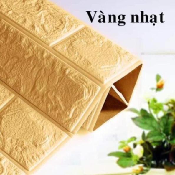 Xốp dán tường trang trí nhà cửa giả gạch khổ lớn 70x77cm