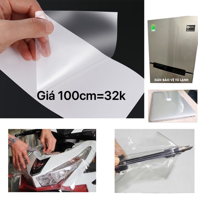 100cm giá32k deacl giấy nilon bọc dán chống xước tủ lạnh bàn học B071 decan dán oto xe máy điện thoại laptop bếp ga ..
