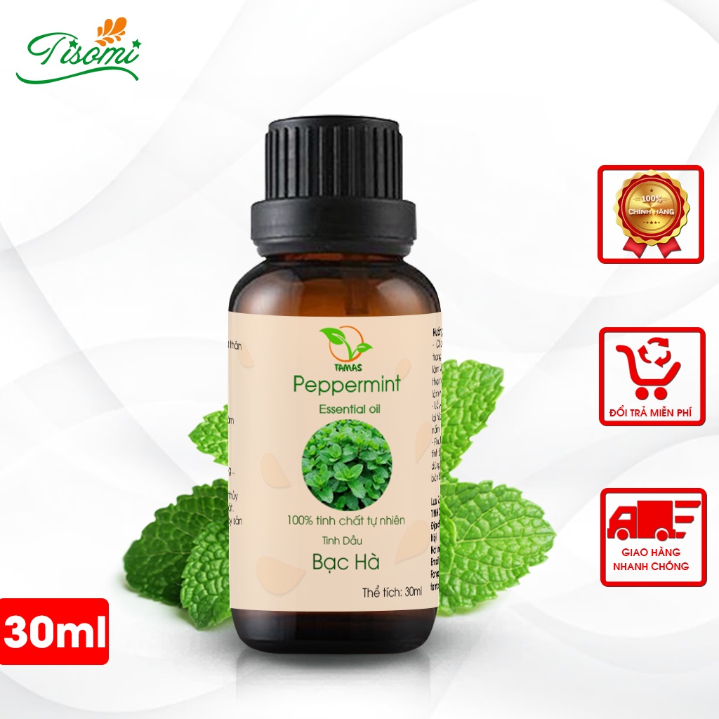 Tinh dầu bạc hà 100% nguyên chất loại 10ml-30ml-50ml