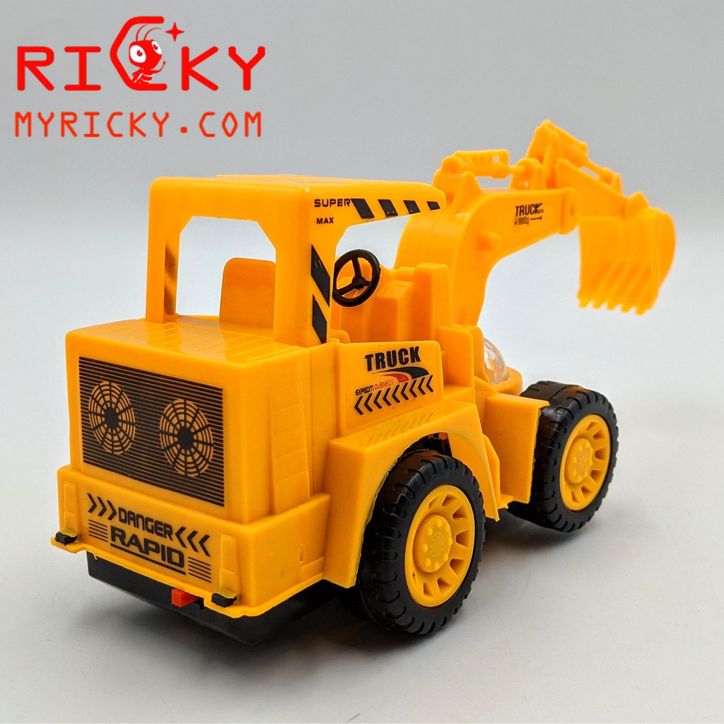 Xe múc nhạc đèn lái tự động TRUCK TOY