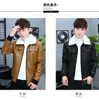 Áo da lót lông sẵn size L