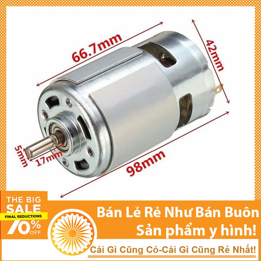 Động Cơ 775 150w 12-24VDC 22000V/P ( Mới 100%- Siêu Khỏe )