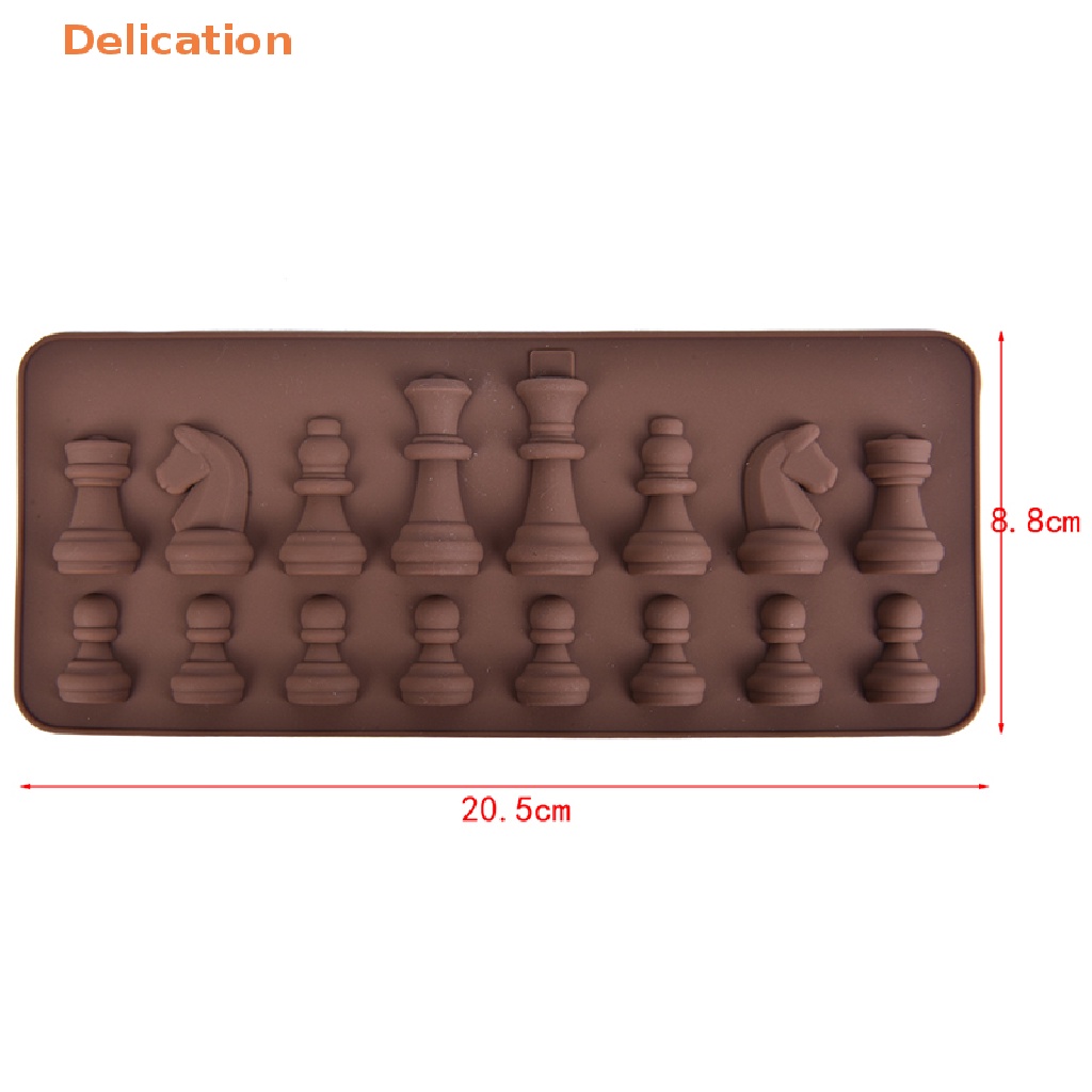 1 Khuôn Làm Bánh / Sô Cô La Hình Cờ Vua Bằng Silicone DIY