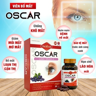 Viên uống bổ mắt Oscar Vạn Tam bổ sung Vitamin A và Lutein giúp sáng mắt cải thiện thị lực hỗ trợ giảm mờ khô mỏi mắt