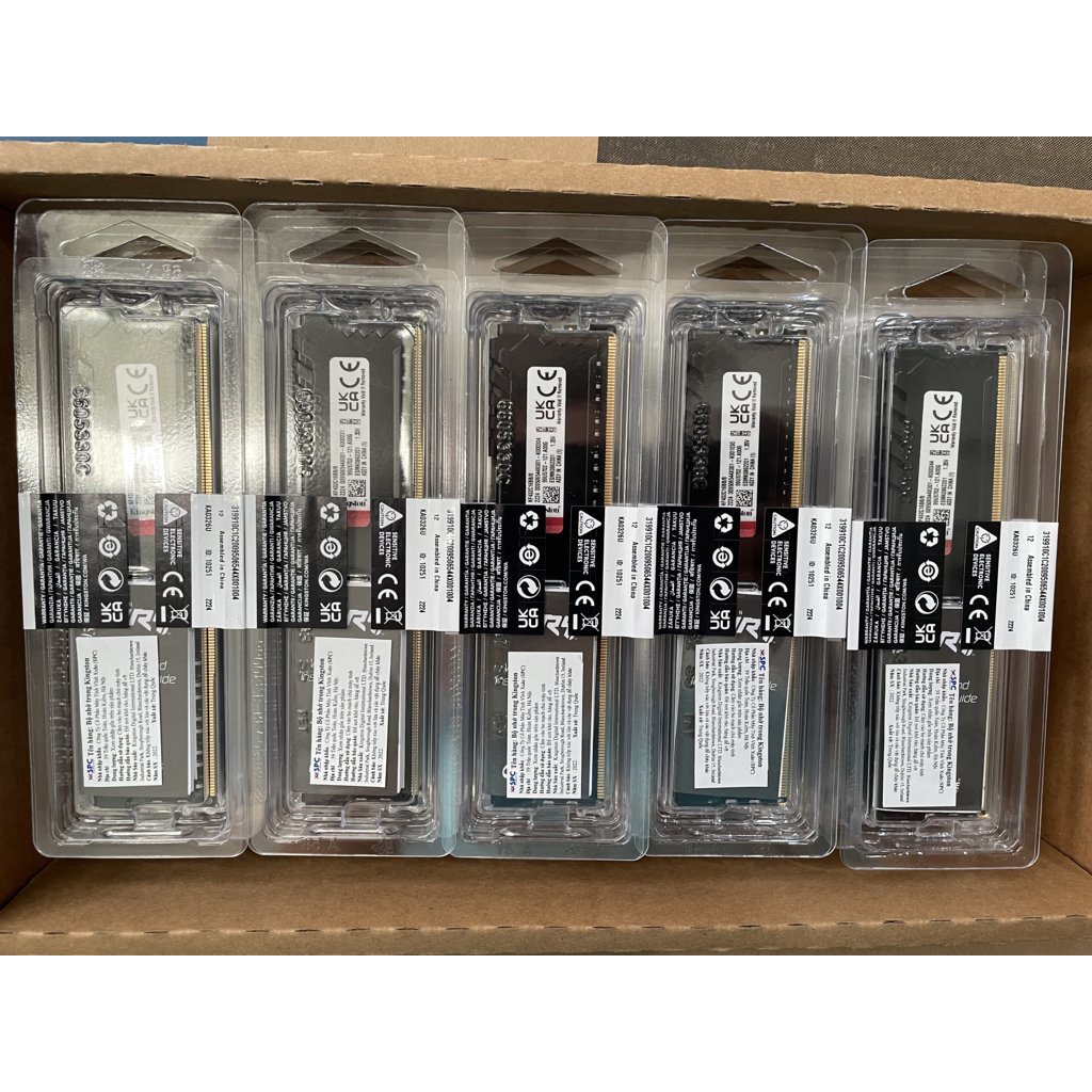RAM Kingston Fury 8GB DDR4 Bus 3200 C16 Beast Black (KF432C16BB/8) chính hãng - Bảo hành 36 tháng