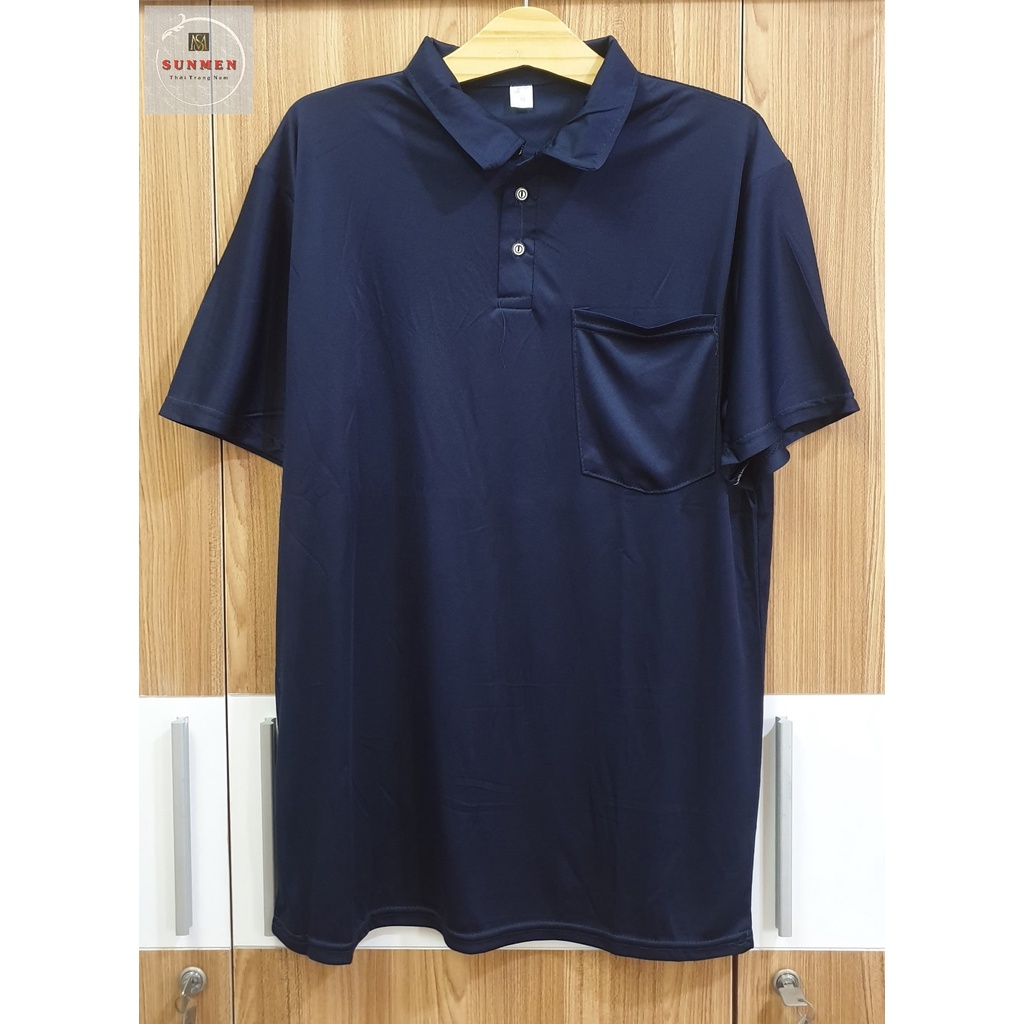 [HCM]Áo Thun Nam Trung Niên Sọc Ngang From Rộng Tay Lở Vải Thun Lạnh Cực Thoáng Mát SUNMEN Size (60-75kg)