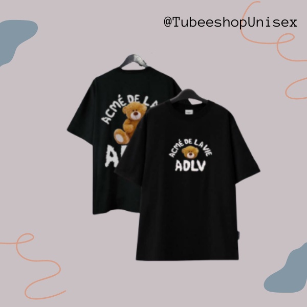 Áo thun tay lỡ ADLV form rộng Unisex nam nữ thời trang