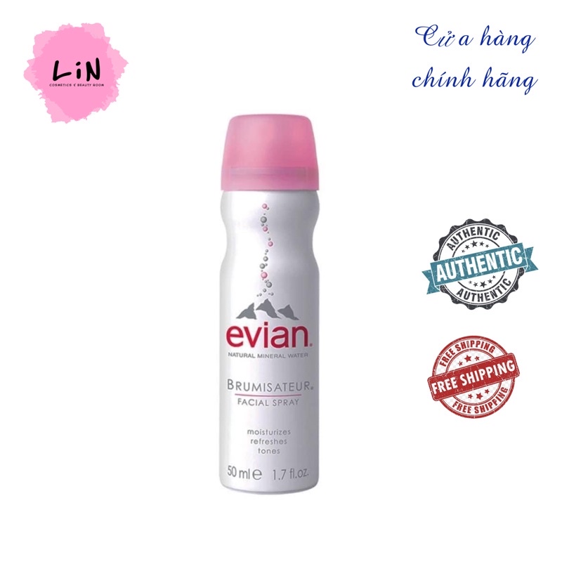 Xịt khoáng Evian 50ml