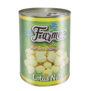 Hạt Sen Nước Đường nif / Củ Năng Nước đường / hạt sen nước đường farmer lon 560g