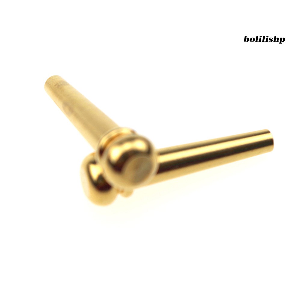 Set 6 Chốt Dây Đàn Guitar Bằng Đồng Thau Nguyên Chất Thay Thế Tiện Dụng