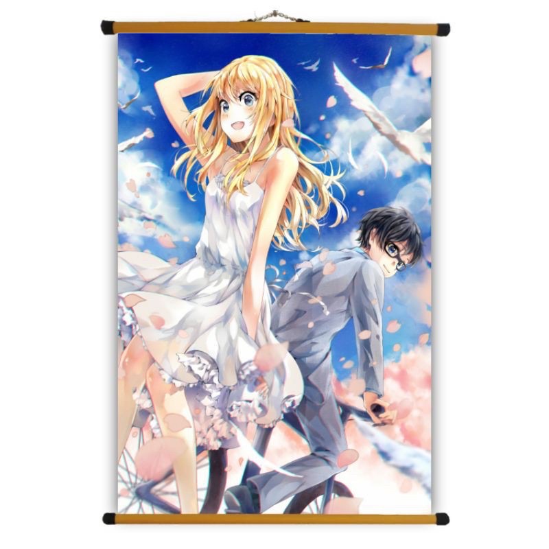 Poster Vải Anime Lời nói dối tháng Tư (Your Lie In April - Shigatsu wa Kimi no Uso)