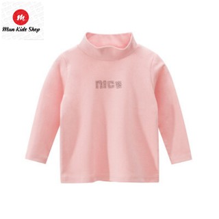 Áo bé gái cổ 3 phân, áo giữ nhiệt cổ lọ cho bé 27KIDS hàng xuất khẩu Âu Mỹ
